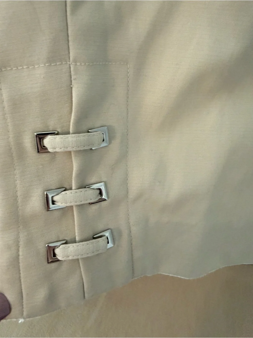 Rafaella | Light Beige Curvy Dress Pant Capris | Size 16W